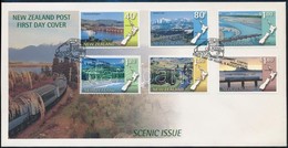 1997 Látványos Vasútvonalak Mi 1614-1619 FDC - Sonstige & Ohne Zuordnung