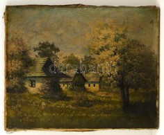 Kéthelyi István (?-?): Házak Virágzó Fákkal. Olaj, Vászon, Jelzett, 40×50 Cm - Other & Unclassified