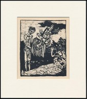 Kondor Béla (1931-1972): Illusztráció Patrice Lumumba: Szenvedtél, Fekete Testvér C. Verséhez. Fametszet, Jelzés Nélkül, - Andere & Zonder Classificatie