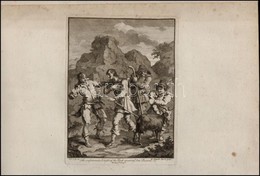 William Hogarth (1694-1764): 3 Rézmetszet. Don Quixote Kalandjai. Jelzettek A Dúcon 19x23 Cm /
William Hogarth: 3 Engrav - Prenten & Gravure