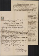 1877-1933 3 Db Ráckevei és 1 Db Tököli Irat - Zonder Classificatie
