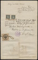 1910 Komárom, K. U. K. Garnisonsgericht Katonai Irat Okmánybélyeggel - Unclassified