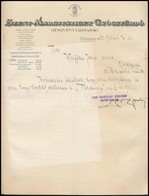 1922 Bp., Szent-Margitsziget Gyógyfürdő Részvénytársaság Fejléces Levélpapírjára írt Levél - Unclassified