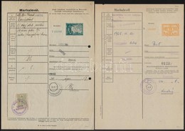 1940-1974 15 Db Marhalevél Okmánybélyegekkel - Unclassified