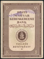 1946 A Pesti Magyar Kereskedelmi Bank Takarék Betétkönyve Adópengőben Az Inflációs Időszakból - Unclassified