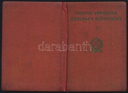 1958 A Magyar Vadászok Országos Szövetsége Tagkönyve, 15 Db Bélyeggel - Unclassified