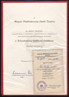 1982 A Felszabadulási Jubileumi Emlékérem Kitüntetés Adományozó Oklevél Hartai László (1925-1987) Legfelsőbb Bíró Részér - Unclassified