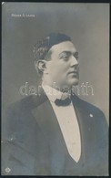 Rózsa S. Lajos. (1879-1922): : Operaénekes Dedikált Fotója. 9x14 Cm Kis Szakadással - Other & Unclassified
