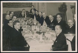 1936 Diem Károly, A Berlini Olimpia Rendezőbizottságának Vezetője Részére Rendezett Vacsora Az Országos Testnevelési Tan - Altri & Non Classificati