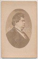 Csiky Gergely (1842-1891) Drámaíró Eredeti Fotója  Vizitkártya Méretben 7x11 Cm - Autres & Non Classés