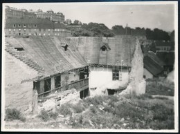 Cca 1930 Budapest, Tabán, Háttérben A Királyi Vár, Fotó, 8×11 Cm - Andere & Zonder Classificatie