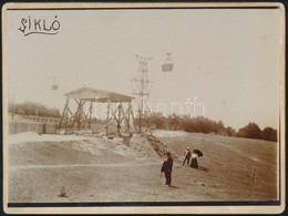 Cca 1900 Dobsina (Dobšiná/Dobschau), Sikló, Keményhátú Fotó, 9x12 Cm - Other & Unclassified