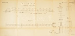 Cca 1880 A Magyar Királyi Államvasutak Szabvány épületeinek és Egyéb Műtárgyainak Bemutató Lapjai. Összesen 5 Db Nagy Mé - Andere & Zonder Classificatie