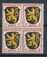 Französische Zone Mi. 2 VB Postfr.Wappen Pfalz Löwe Roter Punkt Auf Leerfeld - Amtliche Ausgaben