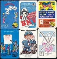 1970-1990 BKV Kártyanaptárak, 10 Db - Reclame