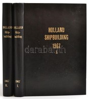 Cca 1967-1968 Holland Shipbuilding Folyóirat, 1967-1968,16. évfolyam, 1-12. Számok. Számos Fekete-fehér Fotóval, Hirdeté - Altri & Non Classificati