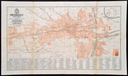 1928 Miskolc Thjf. Város Térképe, 1:100.00, Terv. Szűcs Sándor, Dr. Vigyázó János, Tóvári János. Bp., Turistaság és Alpi - Altri & Non Classificati