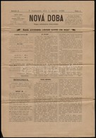 1898 Nová Dobá Pesti Szlovák Munkás újság Egy Száma / Slovakian Paper. - Unclassified