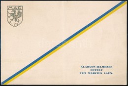 1929 MAC Meghívó álarcos Jelmezes Estélyre - Unclassified