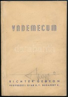Cca 1930 Gyógyszer Könyvecske A Richter Gedeon Gyógyszergyár Termékeiről, Szép állapotban - Unclassified