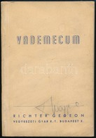 Cca 1930 Gyógyszer Könyvecske A Richter Gedeon Gyógyszergyár Termékeiről, Szép állapotban - Zonder Classificatie