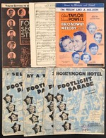Cca 1938 6 Db Amerikai Kotta, Dalokkal (Honeymoon Hotel, Shanghai Lil, I'm Feelin' Like A Million, Stb.) - Unclassified