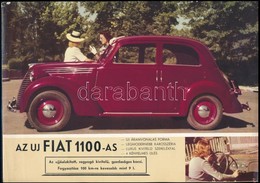 1940 Az új Fiat 1100-as Ismertető Prospektusa - Unclassified