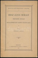 3 Nyomtatvány: Ereky István: A Magyar Felsőház. 1923. 36p Ernszt Lajos: Hesz János Tervezete 1820-ban Magyar Képzőművész - Unclassified
