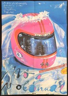 1985 Futó Tamás (?-): Nő A Volánnál, Amerikai Film Plakát, Rendezte: Jonathan Kaplan, Hajtott, 81×56,5 Cm - Sonstige & Ohne Zuordnung