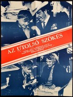 1985 Az Utolsó Szökés Szovjet Film Plakátja, Hajtott, 56×39 Cm - Otros & Sin Clasificación