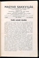 1931 Magyar Sakkvilág. XVI. évf. 1-12 Sz. A Magyar Sakkszövetség Hivatalos Lapja. Szerk.: Tóth László. Kecskemét, Első K - Non Classificati