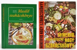 Vegyes Könyvtétel, 2 Db: 
Halász Zoltán: Mesélő Szakácskönyv. Bp.,1985,Minerva. Kiadói Kartonált Papírkötés, Jó állapotb - Ohne Zuordnung