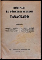 Bőripari és Bőrkereskedelmi Tanácsadó. Szerk.: Jakabos Endre, Dr. Tarnóy László. Bp.,1944, Bőriparosok és Bőrkereskedők  - Non Classés