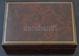 Képeslaptartó Doboz, Belül Bársony Borítással és Kulccsal / Box For Postcards With Key, Velvet Covered Inside (23,5 Cm X - Non Classificati