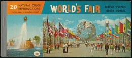 ** 1964-1965 New Yorki Világkiállítás Színes Képeslap Füzet 10 Képeslappal / 1964-1965 New York World's Fair - Postcard  - Non Classificati