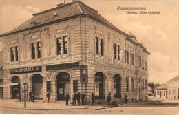T2 1911 Balassagyarmat, Fő Utca A Zichy Utcával, Takarék- és Hitelintézet, Himmler Bertalan üzlete. Kiadja Wertheimer Zs - Zonder Classificatie