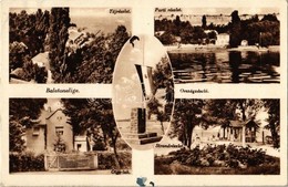 T2 Balatonaliga (Balatonvilágos), Táj, Part, Országzászló, Olga Lak, Villa, Strand - Unclassified