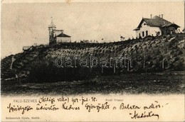 * T2/T3 1904 Balatonszemes, Faluszemes; Felső Villasor, Vajdics Villa (Bagolyvár) és Szilágyi Villa. Kiadja Balázsovich  - Unclassified