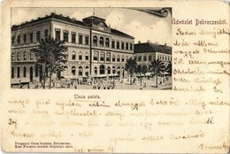 T3 1901 Debrecen, Tisza Palota, Kiss Lajos, Zádor üzlete. Pongrácz Géza Kiadása, Kiss Ferenc Eredeti Fényképe Után (EB) - Zonder Classificatie