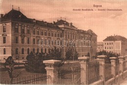 T2/T3 1912 Sopron, Honvéd Főreál Iskola. Kiadja B. D. és T. 737. (EK) - Unclassified