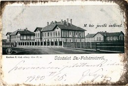 T3 1900 Székesfehérvár, M. Kir. Javító Intézet. Kaufman F. Kiadása (szakadás / Tear) - Unclassified