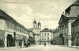 T2 1910 Székesfehérvár, Városház Tér, Vaimar Ferenc és Pete Gyula üzlete. W.L. 2356. - Unclassified