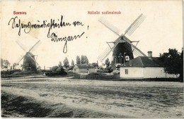 T2 1908 Szentes, Kültelki Szélmalmok. Rázsó Manó Kiadása / Windmills - Unclassified