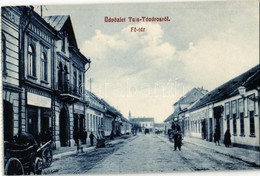 ** T2/T3 Tata, Tata-Tóváros; Fő Tér, Bútorraktár, Spitzer János üzlete - Képeslapfüzetből / From Postcard Booklet - Unclassified