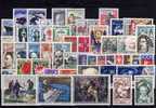 FRANCE ANNEE 1962, 49 Timbres Neufs MNH ** LUXE N° 1325 Au N° 1367 - 1960-1969