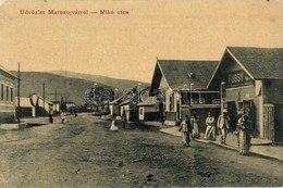 * T2/T3 Marosújvár, Ocna Mures; Mikó Utca, Füssy J. üzlete, W. L. 1593. / Street View, Shop (EK) - Ohne Zuordnung