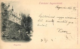 T2 1899 Segesvár, Schässburg, Sighisoara; Megyeház. Zeidner H. Kiadása / County Hall - Unclassified