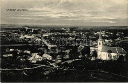 T2/T3 1941 Csúz, Cúz, Dubník; Látkép, Római Katolikus Templom, Zsinagóga A Távolban. Kiadja Kajszák Gyula / General View - Ohne Zuordnung