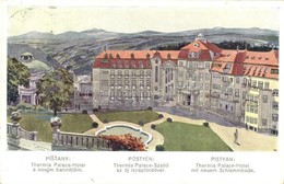T2 Pöstyén, Bad Pistyan, Piestany; Thermia Palace Szálló, új Iszapfürdő / Spa Hotel, Mud Spa - Zonder Classificatie