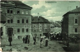 T4 1911 Selmecbánya, Schemnitz, Banská Stiavnica; Kossuth Tér, Bányászati és Erdészeti Főiskola Központi épülete, Piaci  - Zonder Classificatie